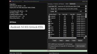 Free! KG Unlock Android-14 EDL Mode  MdmFixTool All Qualcomm KG Unlock  S23 Ultra (S918B-U4) #2024