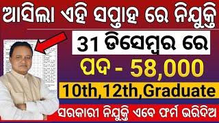 Today Govt Job Odisha 2025/Odisha free Job Alert 2024/Odisha Gram Panchyat Job 2025/Odisha Job 2025