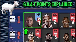 HOW TO EARN FASTER GOAT POINTS IN NBA 2K25 (GOAT Tier/GOAT Moments)