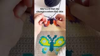 How do you do color changes? #crochet #crocheting #crochettutorial #crochetpattern #crochetpatterns