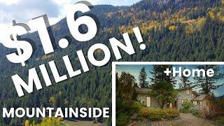 INSIDE this $1,600,000 160 acre mountainside property in SALMON ARM BC