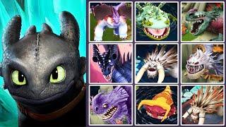 TOOTHLESS Vs ALL LEGENDARY DRAGONS - Dragons: Rise of Berk