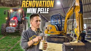 RÉNOVATION DE LA MINI PELLE + ENGRAIS