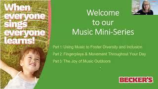 When Everyone Sings, Everyone Learns Webinar - Part 1: Using Music to Foster Diversity & Inclusion