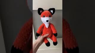 Лисичка лиса вязаная крючком fox crochet