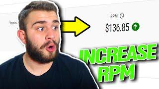 How To INSTANTLY INCREASE Your RPM (CPM) On Youtube 2023! (EARN MORE MONEY)