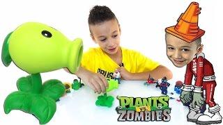 PАСТЕНИЯ ПРОТИВ ЗОМБИ  - Игра Plants vs zombies Растения против Зомби Игрушки