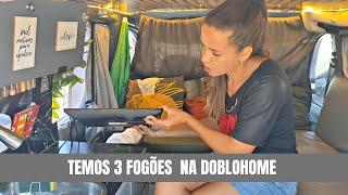 TEMOS 3 FOGÕES NA NOSSA Doblo MOTORHOME