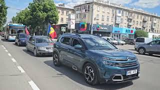 Автопробег в Бельцах,  посвящённый Дню Победы  - 09 мая 2024 г.