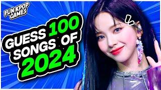 [ULTIMATE KPOP QUIZ] GUESS 100 KPOP SONGS OF 2024 #1 - FUN KPOP GAMES 2024