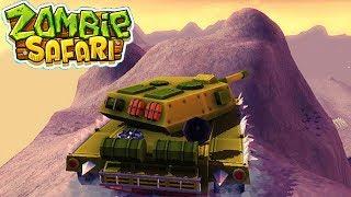 ТАНК ПРОТИВ ЗОМБИ zombie safari #13 ВИДЕО про машинки прохождение VIDEOS games