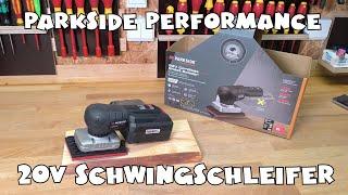 PARKSIDE PERFORMANCE® 20 V Akku-Schwingschleifer PAMSP 20-Li A1