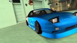 ОБЗОР МОЕГО ВИНИЛА НА NISSAN 180SX!!