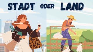 German Podcast | Ep 26: Stadt oder Land – Wo lebt es sich besser? | Conversation in German