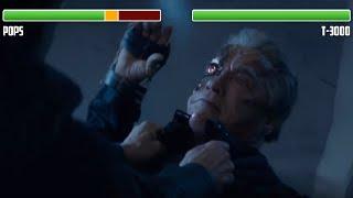 Pops vs. T-3000 Terminator WITH HEALTHBARS | Final Fight | HD | Terminator: Genisys