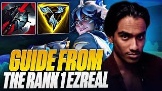 Full educational guide to Ezreal from the best in Europe! (Challenger Ezreal Full Gameplay)