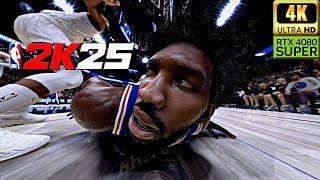 NBA 2K25 PC Next Gen Mods | 76ers vs Timberwolves | RTX 4080 SUPER [4K]