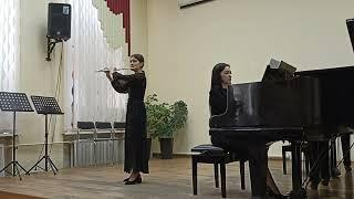 Ж. Муке. Соната для флейты и фортепиано "Флейта пана", часть 2 " Пан и птицы "