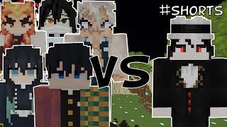 Muzan Vs Pillars - Minecraft Demon Slayer Mod #Shorts