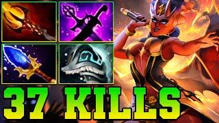 37 Kills QOP Dota 2 Mid Lane Beast - Best Queen Of Pain Dota 2 Pro Gameplay Guide Build 7.37