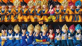 Dragon Ball Sparking ZERO 【GOKU Every transformation VS Vegeta Every transformation】 Marathon battle