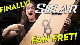 Solar's first FAN FRET guitar!