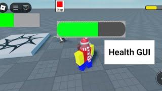 How to Make an  Custom Health Bar in studio lite