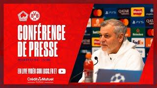 Suivez la conférence de presse après #LOSCBVB en UEFA Champions League ️