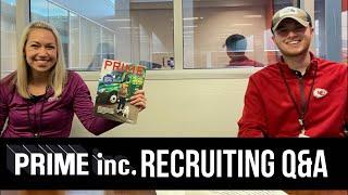 Prime Inc. Driver Recruiting Q&A