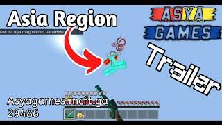 Asya Games Video Trailer || Minecraft Bedrock Minigames Server