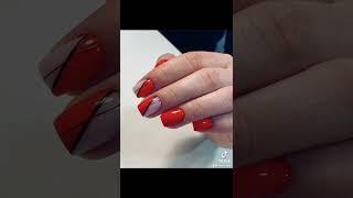 Mẫu móng tay đẹp màu đỏ #iwimin #nails #móng #nailart #móngtayđẹp #nail