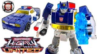 Transformers LEGACY United Deluxe Class CHASE Rescue Bots Universe Review