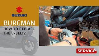 Suzuki Burgman Kayış Değişimi ve Baga Temizliği.