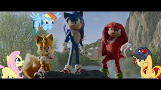 Ponies watch Sonic 2 - Final Battle