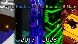 Every Hardest Flood Escape 2 Map (2017-2023)