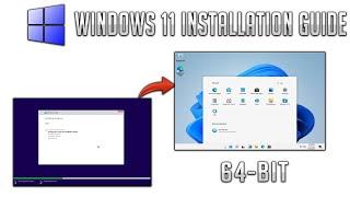 How To Install  (windows 11) 64 bit for any system and features (f4fix)