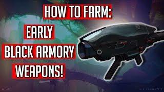 Destiny 2: How to get Black Armoury Weapons Early!