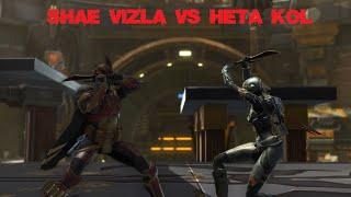 SWTOR Shae Vizla vs Heta Kol | Showdown on Ruhnuk Full Battle