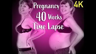 BODY TRANSFORMATION PREGNANCY | 40 weeks pregnancy Timelapse