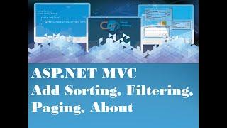 C# - Add sorting, filtering, and paging - ASP.NET MVC with EF Core