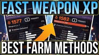 DO THIS NOW! FASTEST WEAPON XP SOLO FARM! EASY DEEPSIGHT & CRAFTED WEAPON LEVELING FARM! [DESTINY 2]