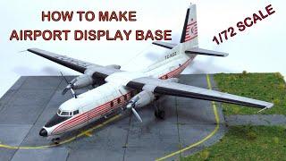 CONCRETE DISPLAY BASE FOR SCALE MODELS - QUICK DIORAMA / Display Base Tutorial 2