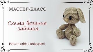 Заяц амигуруми крючком видео мастер-класс