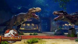 T Rex Vs Tarbosaurus| Jurassic World Camp Cretaceous Hidden Adventure Clip