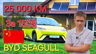 Электромобиль BYD SEAGULL  после 25 тыс. км . Личный опыт . экономия больше 1000$