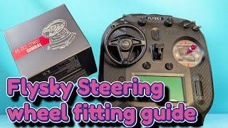 Flysky FS ZCZ STW01 steering wheels set up.