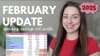 February 2025 Finance Update | How I Spent My Money, My Savings, My Net Worth, Annual Goals Update