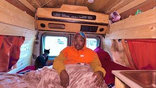 Van camping In -10 Weather (How I keep warm)