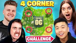 The OG FORTNITE 4 CORNER Challenge!