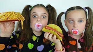 Bad Baby Taco Challenge Taste Test Spaghetti Pizza Hot Dog Tacos